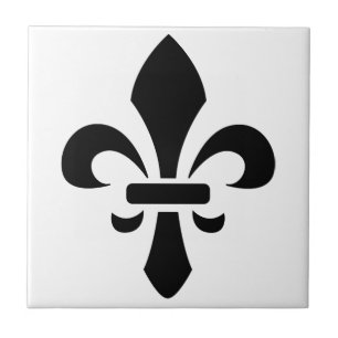 Fleur-De-Lis  Ceramic Tile