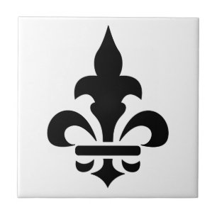 Fleur-De-Lis Ceramic Tile