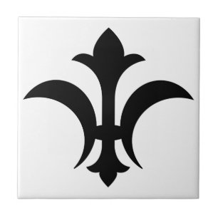 Fleur-De-Lis Ceramic Tile