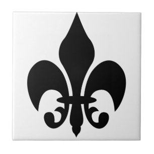 Fleur-De-Lis  Ceramic Tile