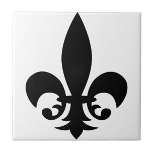 Fleur-De-Lis  Ceramic Tile