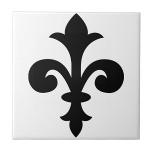 Fleur-De-Lis Ceramic Tile