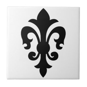 Fleur-De-Lis  Ceramic Tile