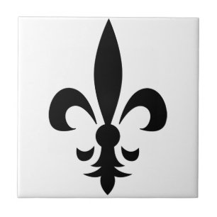 Fleur-De-Lis  Ceramic Tile