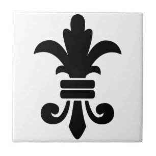 Fleur-De-Lis Ceramic Tile