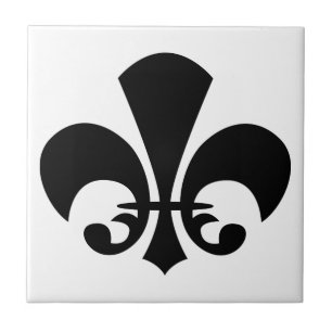 Fleur-De-Lis Ceramic Tile