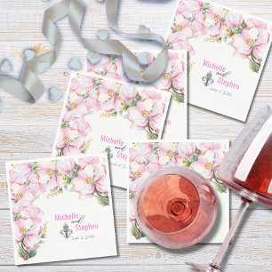 Fleur de lis / Cherry Blossom Paper Napkins