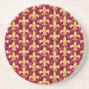 Fleur de lis coaster