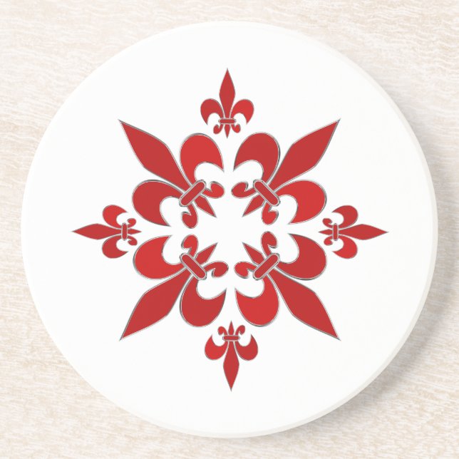 Fleur de Lis Coaster (Front)