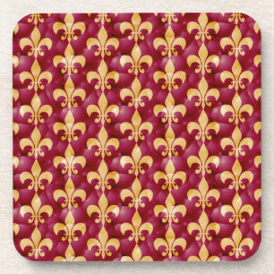 Fleur de lis coaster