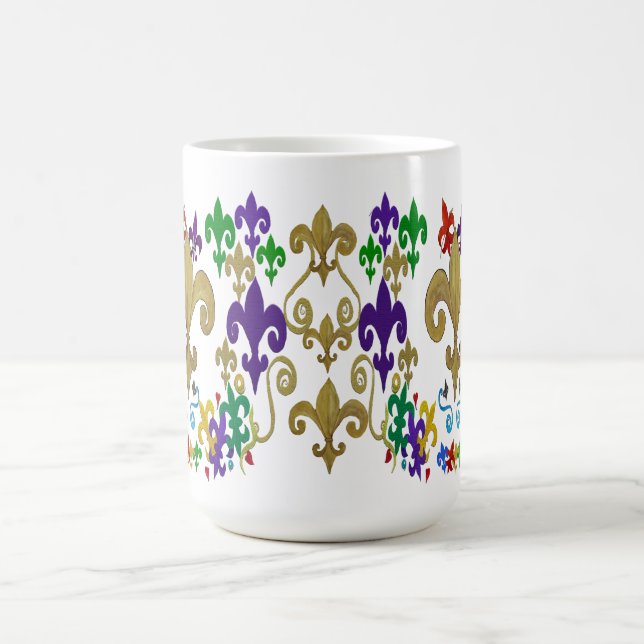 Fleur de lis coffee mug (Center)