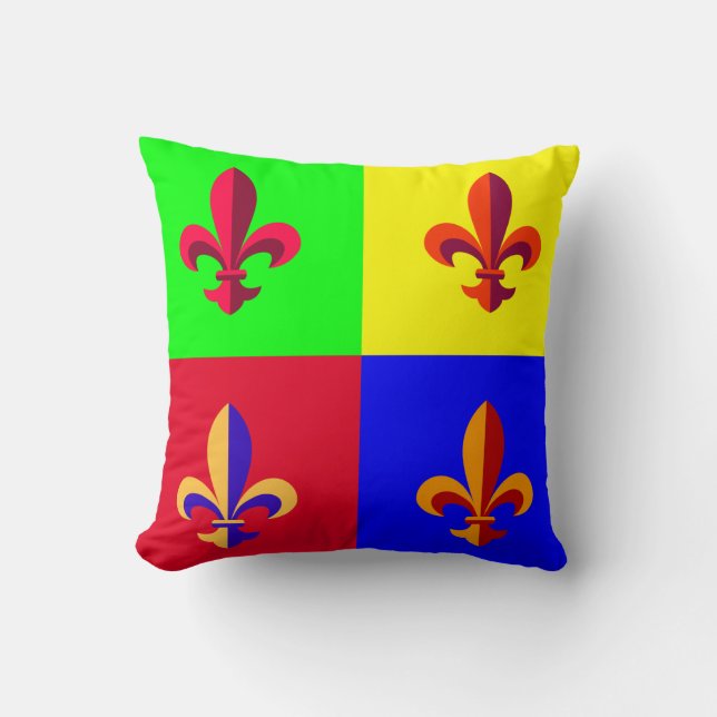 Fleur-de-lis Cushion (Front)