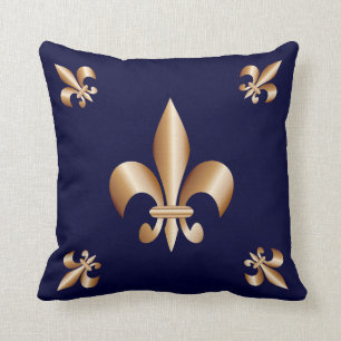 Fleur de lis cushion
