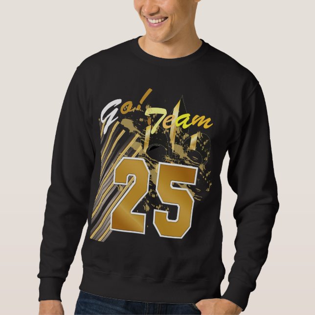 Fleur de Lis, customisable text Sweatshirt (Front)