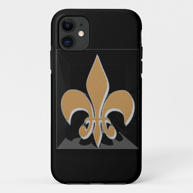 Fleur-de-lis customise it Case-Mate iPhone case (Back)