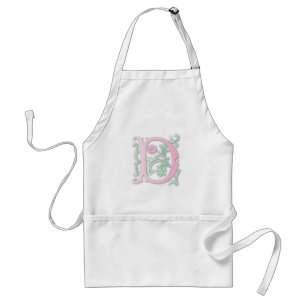 Fleur-de-lis D Monogram Standard Apron