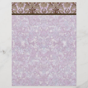 Fleur de Lis Damask - Matching Blank Stationery