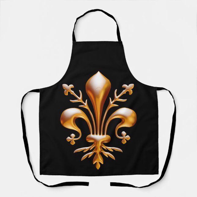 Fleur de Lis (de Lys) Apron (Front)