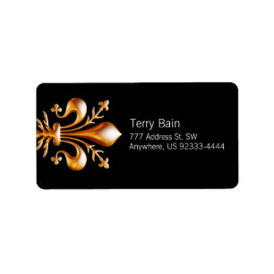 Fleur de Lis (de Lys) Label
