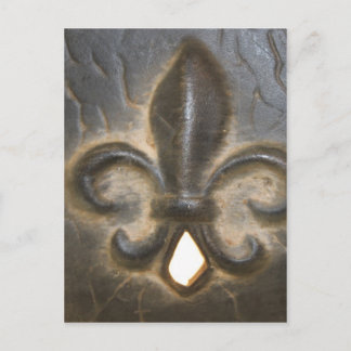 Fleur De Lis Design Postcard