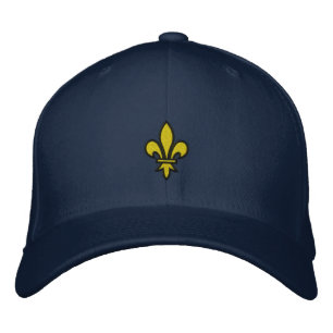 Fleur De Lis Embroidered Hat