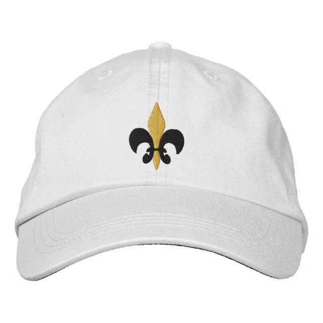 Fleur de lis embroidered hat (Front)