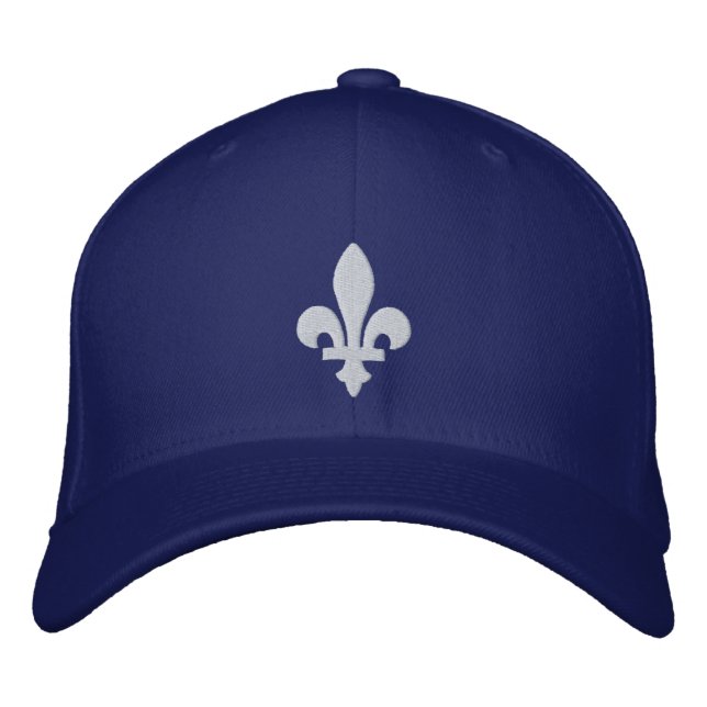 Fleur de lis Embroidered Hat (Front)