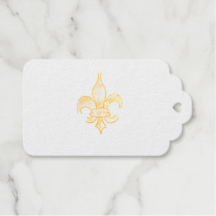Fleur De Lis Ink Tag