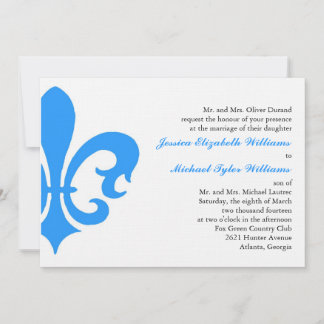 Fleur de Lis Invitation