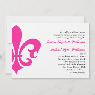 Fleur de Lis Invitation