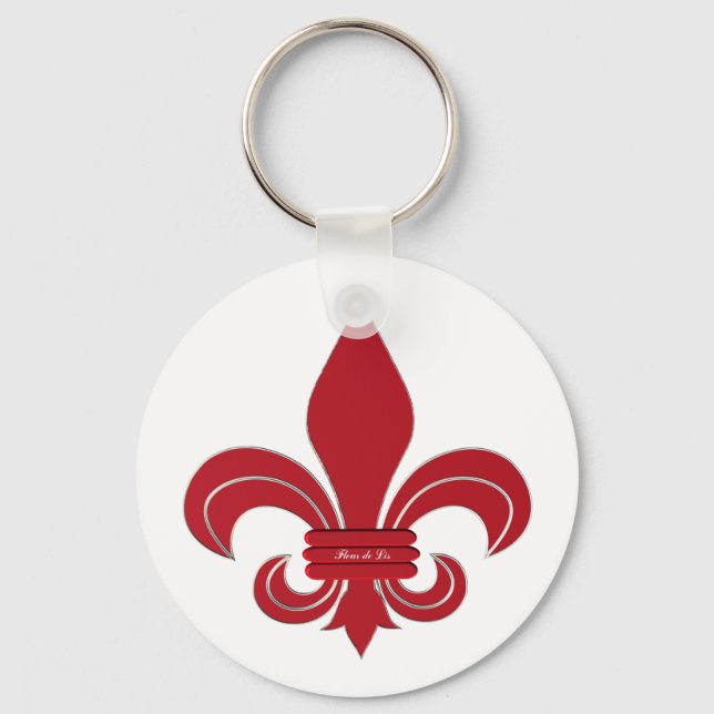Fleur de Lis Key Ring (Front)
