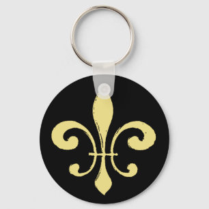 Fleur De Lis Key Ring