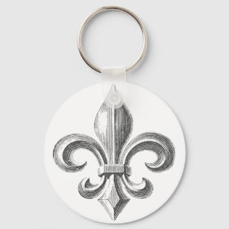 Fleur de Lis Key Ring