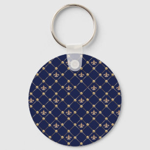 Fleur de Lis Key Ring