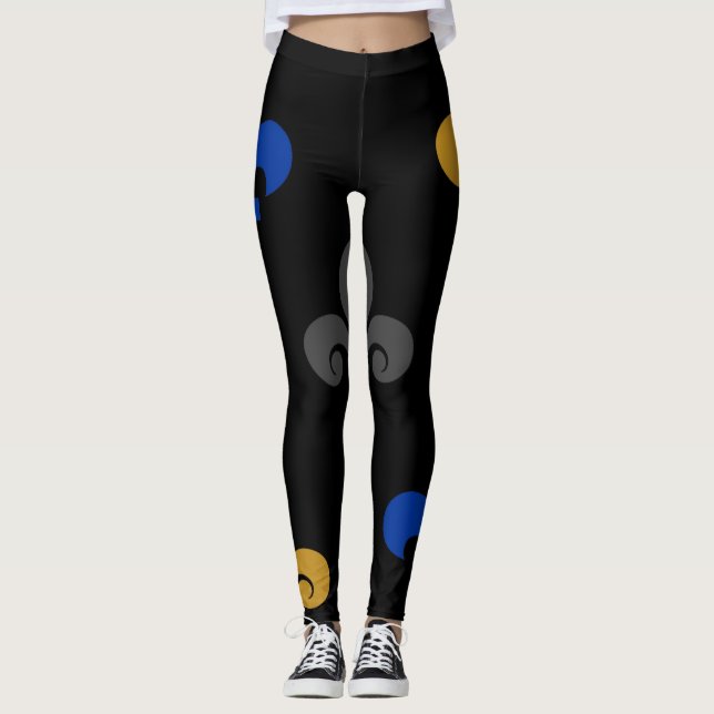 Fleur-de-lis Leggings (Front)