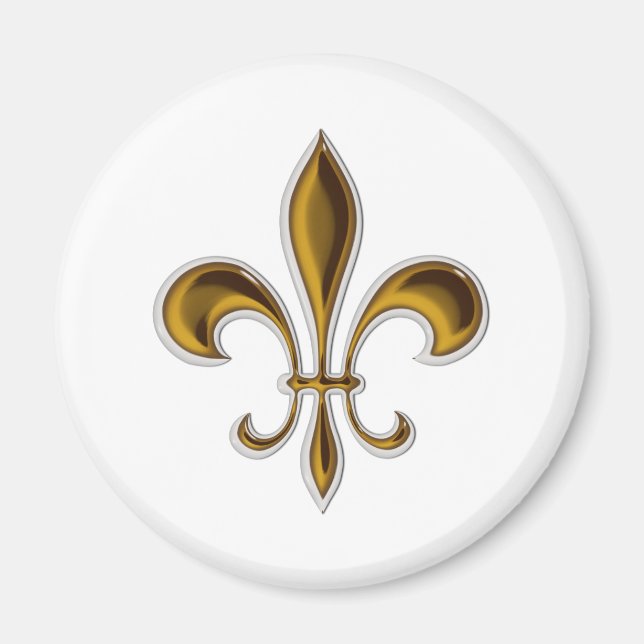 Fleur De Lis Magnet (Front)