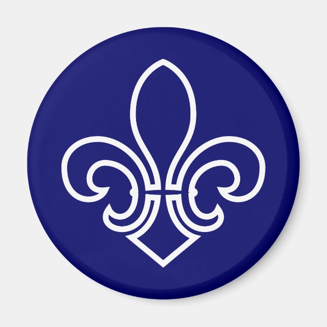 Fleur de Lis Magnet (Front)