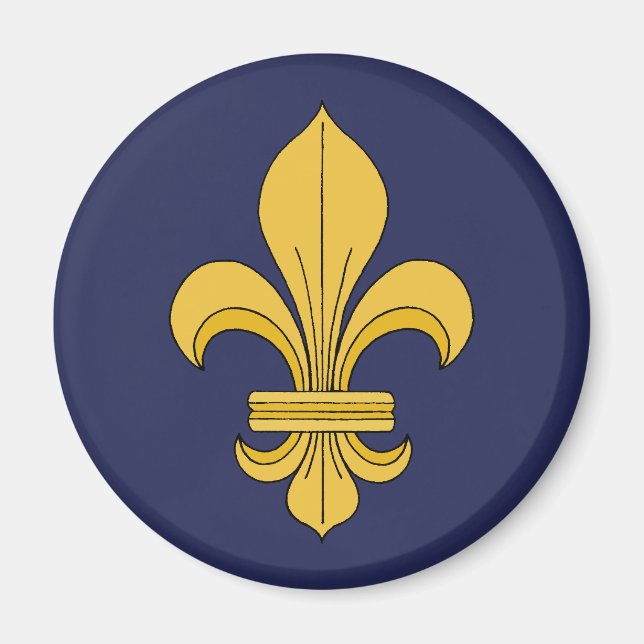 Fleur-de-lis Magnet (Front)