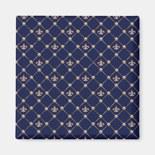 Fleur de Lis Magnet (Front)