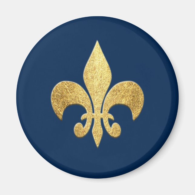 Fleur-de-lis Magnet (Front)