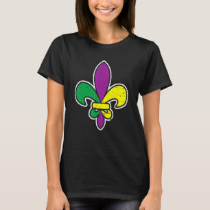 Fleur De Lis Mardi Gras Carnival  New Orleans T-Shirt