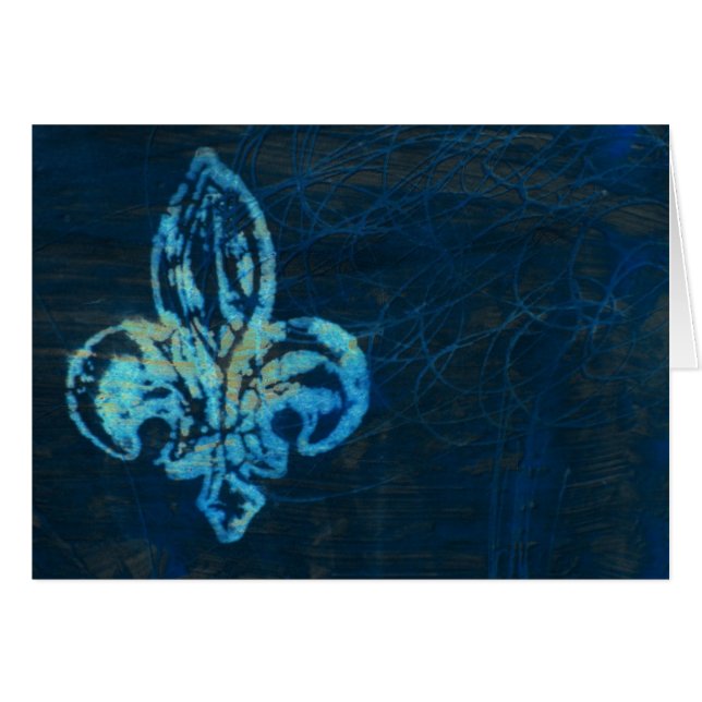 Fleur-de-lis Mixed Media Digital Art (Front Horizontal)