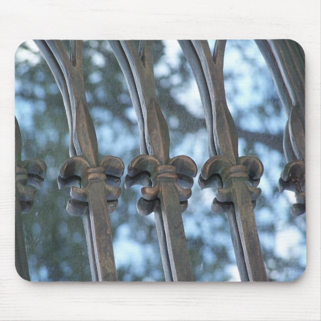 Fleur de Lis Mouse Pad (Front)