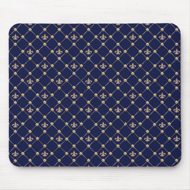 Fleur de Lis Mouse Pad (Front)