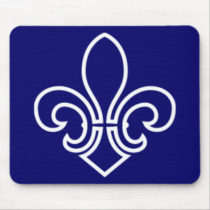 Fleur de Lis Mouse Pad