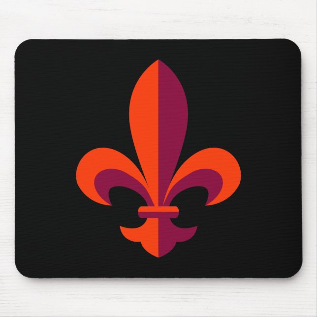 Fleur-de-lis Mouse Pad (Front)