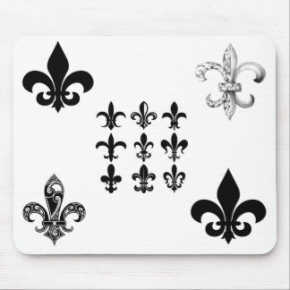 fleur-de-lis mouse pad