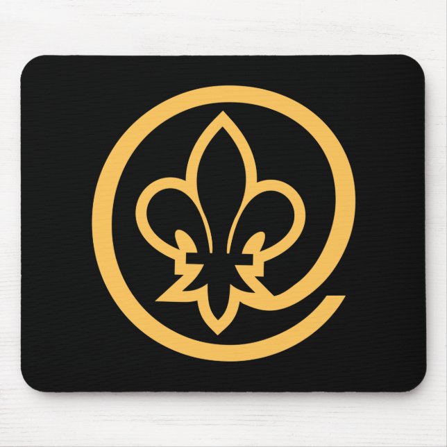 Fleur-de-lis Mouse Pad (Front)