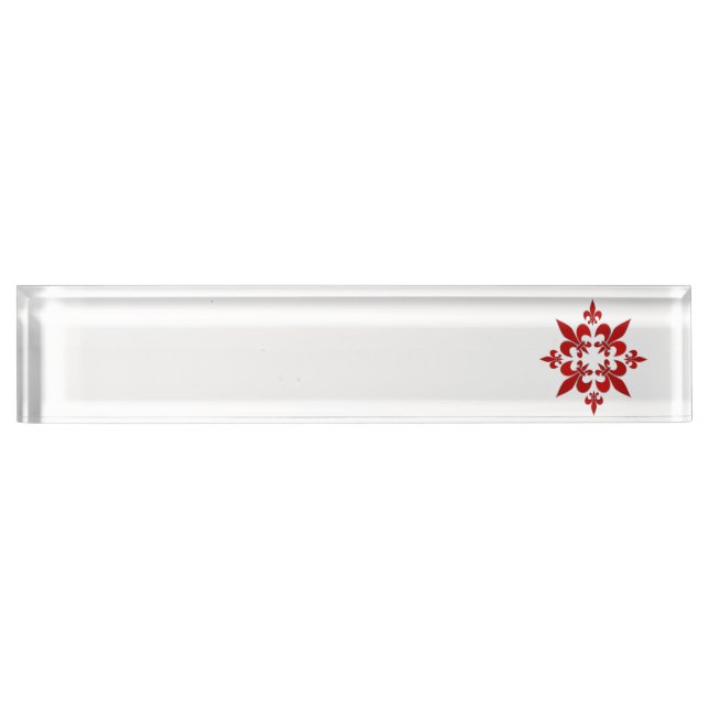 Fleur de Lis Nameplate (Front)