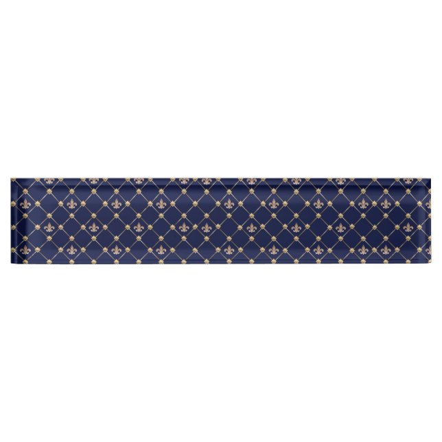 Fleur de Lis Nameplate (Front)